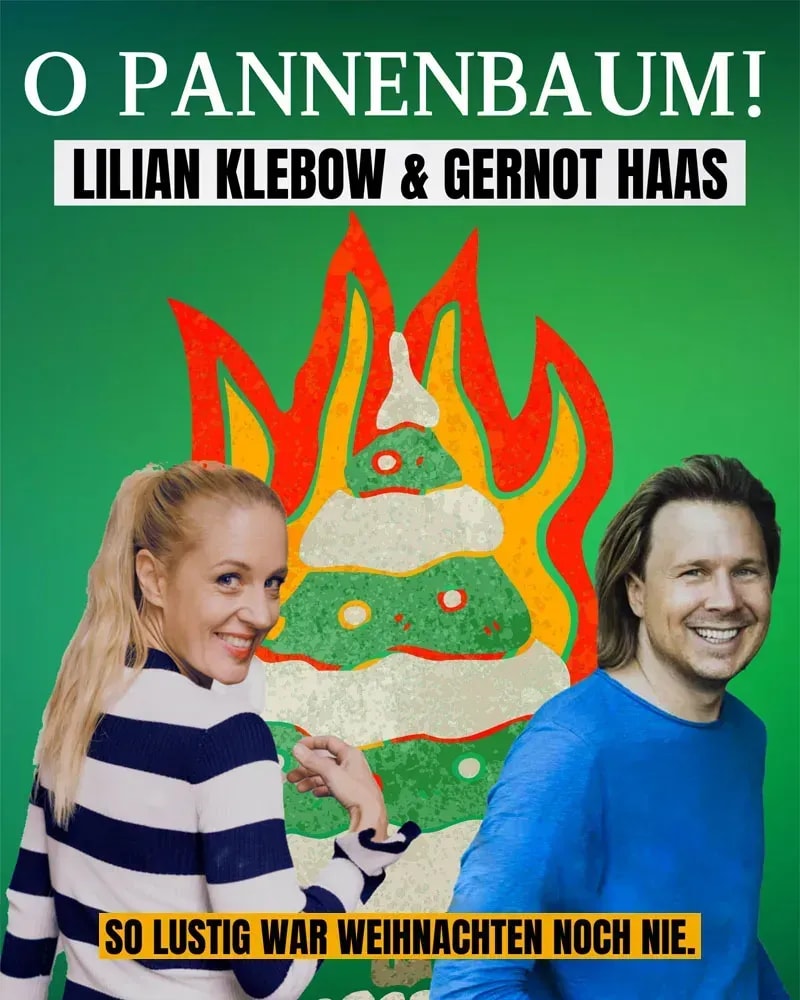 Weihnachtskabarett mit Gernot Haas und Lilian Klebow live erleben